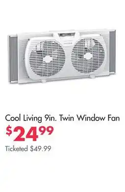 Boscov's Cool Living 9in. Twin Window Fan offer