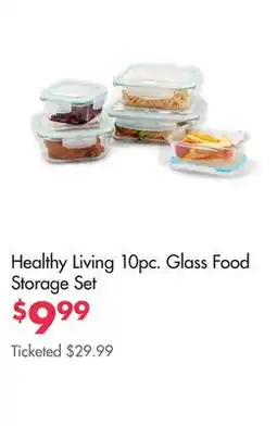 Boscov's Healthy Living 10pc. Glass Food Storage Set offer