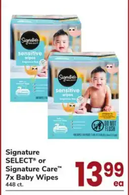 ACME Signature SELECT or Signature Care 7x Baby Wipes offer