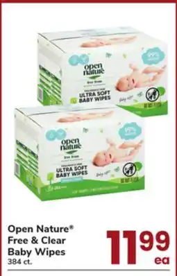 ACME Open Nature Free & Clear Baby Wipes offer