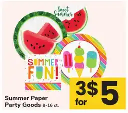 ACME Summer Paper Party Goods offer