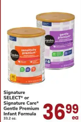 ACME Signature SELECT or Signature Care Gentle Premium Infant Formula offer
