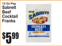 SuperFresh Sabrett Beef Cocktail Franks offer