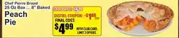 SuperFresh Chef Pierre Brand Peach Pie offer