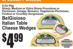 SuperFresh BelGioioso Italian Table Cheese Wedges offer