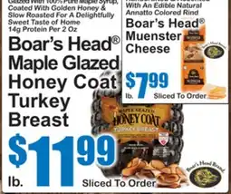 SuperFresh Boar's Head Maple Glazed Honey Coat Turkey Breast offer