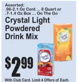 SuperFresh Crystal Light Powdered Drink Mix offer