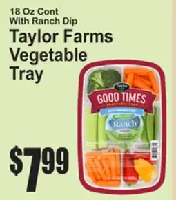 SuperFresh Taylor Farms Vegetable Tray offer