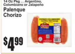 SuperFresh Palenque Chorizo offer