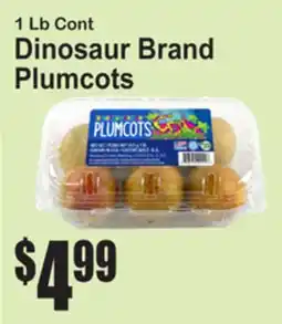 SuperFresh Dinosaur Brand Plumcots offer
