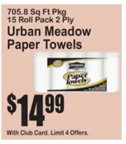 SuperFresh Urban Meadow Paper Towels offer