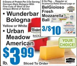 SuperFresh • Wunderbar Bologna • Urban Meadow American offer