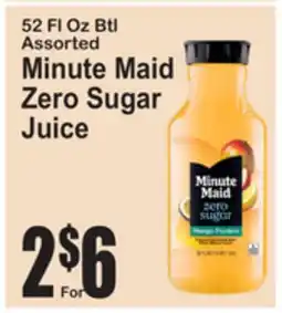SuperFresh Minute Maid Zero Sugar Juice offer