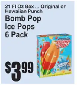 SuperFresh Bomb Pop Ice Pops offer
