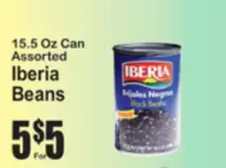 SuperFresh 15.5 Oz Can Assorted Iberia Beans offer