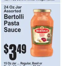 SuperFresh 24 Oz Jar Assorted Bertolli Pasta Sauce offer