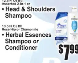 SuperFresh • Head & Shoulders Shampoo • Herbal Essences Shampoo or Conditioner offer
