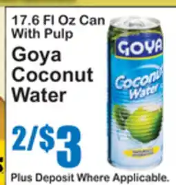 SuperFresh Goya Coconut Water offer