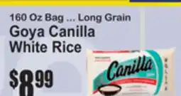 SuperFresh 160 Oz Bag ... Long Grain Goya Canilla White Rice offer