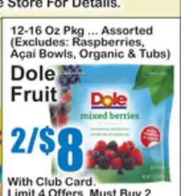 SuperFresh Dole Fruit offer