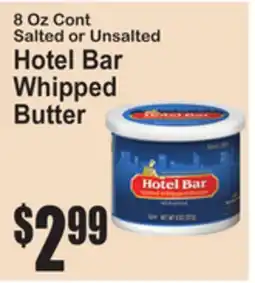 SuperFresh 8 Oz Cont Salted or Unsalted Hotel Bar Whipped Butter offer