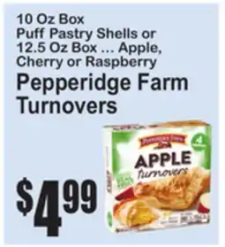 SuperFresh Pepperidge Farm Turnovers offer