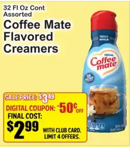 SuperFresh Coffee Mate Flavored Creamers offer
