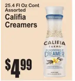 SuperFresh 25.4 FL Oz Cont Assorted Califia Creamers offer