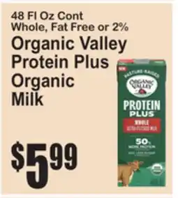 SuperFresh Organic Valley Protein Plus Organic Milk offer