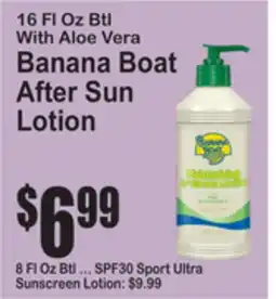 SuperFresh Banana Boat After Sun Lotion offer