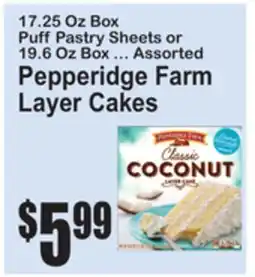 SuperFresh Pepperidge Farm Layer Cakes offer
