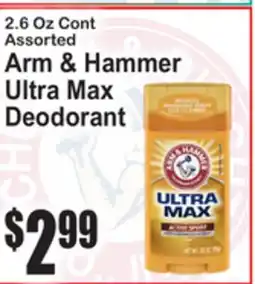 SuperFresh Arm & Hammer Ultra Max Deodorant offer