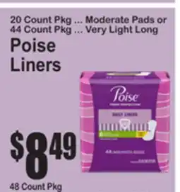 SuperFresh Poise Liners offer