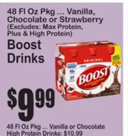 SuperFresh 48 Fl Oz Pkg ... Vanilla, Chocolate or Strawberry Boost Drinks offer
