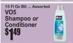 SuperFresh VO5 Shampoo or Conditioner offer