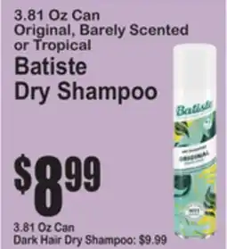 SuperFresh Batiste Dry Shampoo offer