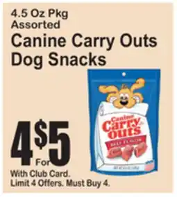 SuperFresh Canine Carry Outs Dog Snacks offer
