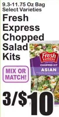 SuperFresh Fresh Express Chopped Salad Kits offer