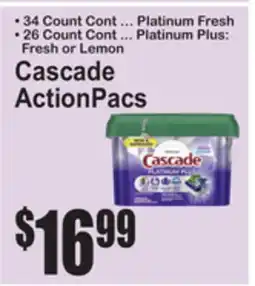 SuperFresh Cascade ActionPacs offer