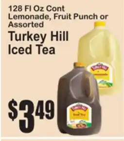 SuperFresh 128 FL Oz Cont Lemonade, Fruit Punch or Assorted Turkey Hill Iced Tea offer