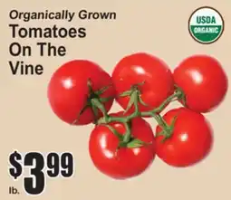SuperFresh Organically Grown Tomatoes On The Vine offer