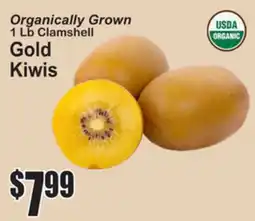 SuperFresh Organically Grown 1 Lb Clamshell Gold Kiwis offer
