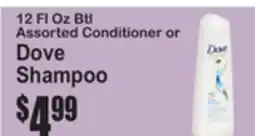 SuperFresh 12 Fl Oz Btl Assorted Conditioner or Dove Shampoo offer