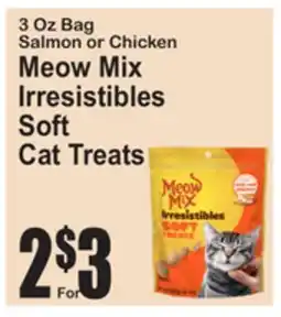 SuperFresh Meow Mix Irresistibles Soft Cat Treats offer