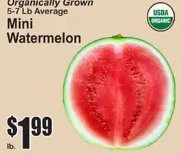 SuperFresh Organically Grown Mini Watermelon offer