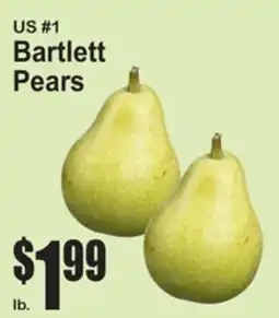SuperFresh US #1 Bartlett Pears offer