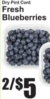 SuperFresh Fresh Blueberries offer