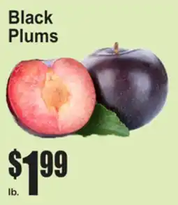 SuperFresh Black Plums offer