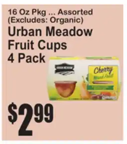 SuperFresh Urban Meadow Fruit Cups offer