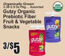 SuperFresh Gutzy Organic Prebiotic Fiber Fruit & Vegetable Snacks offer